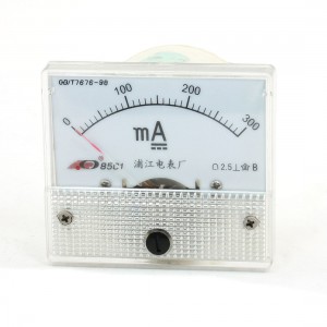 85C1 DC 0-300mA Current Panel Meter Amperemeter Gauge