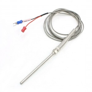 2M 6.6Ft Cable 5 x 100mm Sensor K Type Temperature Thermocouple Probe
