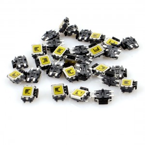 30 Pcs 5x4x1.5mm 4-Pin Momentary Push Button Mini SMD SMT Tactile Tact Switch