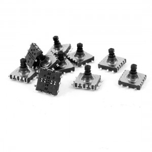 10 Pcs 10x10x9mm 6 Pin 5 Directions Momentary SMD SMT Tactile Tact Switch