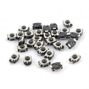 30 Pcs 4mm x 3mm 2 Pins SMD SMT Ultrathin Momentary Push Button Tactile Switch
