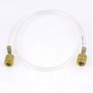 80cm 1/4" NPT Threaded Female Connector Charging Hoses Tube for Refrigeration
