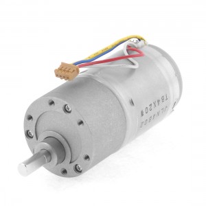 Electric 12VDC 100RPM Output Speed Reducing Gearbox Geared Motor