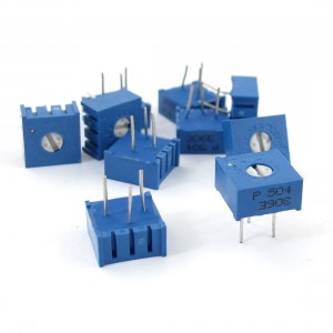 500K Ohm 500V Trimmer 3/8" Square Cermet Variable Resistor Potentiometers 10 Pcs