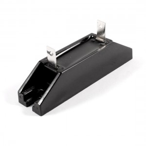 Silver Tone 2 Pin Terminals Black 750mA 20KV High Voltage Rectifier Diode