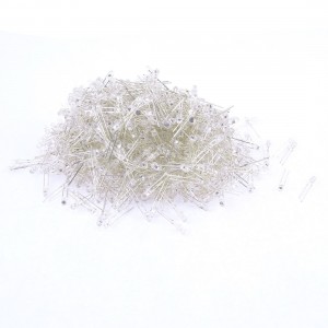 1000Pcs 1.9-2.2V 3mm Head Dia 2 Pin Red LED Light Emitting Diode