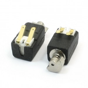 2Pcs DC 3V 13000RPM Mini Vibration Motor Black for Cell Phone