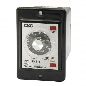 AH2-Y AC 220V 0-30s Seconds DPDT Power On Time Delay Relay Timer