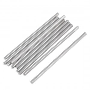 10 Pcs Metal Machinery Spare Parts Model Component Hexagon Axle