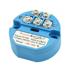 24V DC 4-20mA -50C to 150C PT100 Temperature Sensor Transmitter