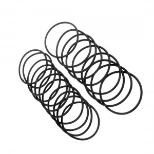 80mm x 2.4mm Rubber Sealing Washers Oil Filter O Rings Black 20 Pcs