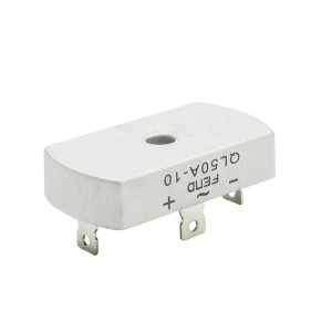 QL50-10 50A 1000V Metal Case 4 Pin Single Phase Solder Bridge Rectifier