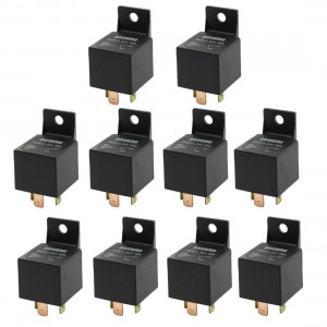 10 Pcs Auto Car Vehicle Security 4 Pin SPST NC Power Relay DC 24V 40A