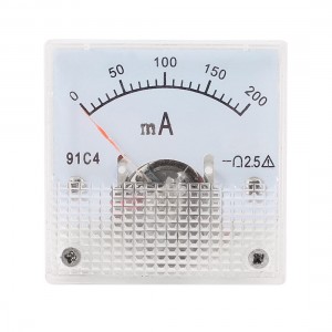 0-200mA Ampere Needle Panel Meter Amperemeter 91C4