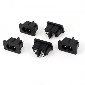 5 Pcs Electrical Cooker Power Supply C8 Power Plug Socket 250V 2.5A