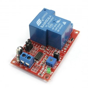 SLA-24VDC-SL-A DC 24V PLC Time Delay Circuit Module Charge Board Red for Arduino