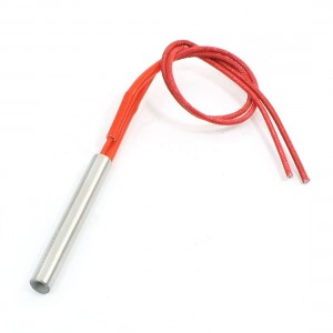 Red Double Wire Stainless Steel Cartridge Heater 110V 250W 8mm x 60mm