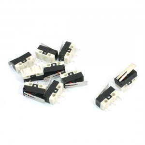 10Pcs AC 125V 2A NO NC Momentary Short Hinge Lever Arm Micro Limit Switches KW10