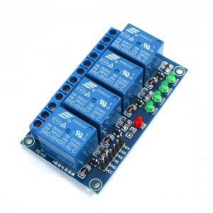 5VDC Coil 10Amp Low Level Trigger 4 Channel Power PLC Relay Module for Arduino