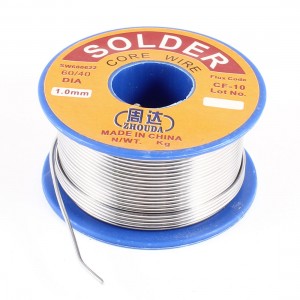 1mm Diameter Tin Lead Soldering Solder Wire Flux Core Reel Spool Blue