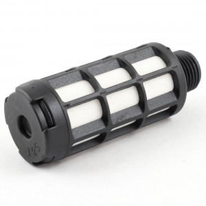 1/2" PT Male Threaded Plastic Pneumatic Noise Absorb Silencer Muffler Bla