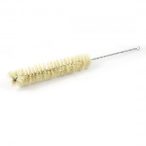 13.8" Laboratory Measurement Test Tube Bottle Cleaning Tool Brush Beige