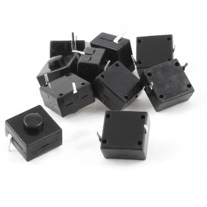 10 Pcs 12mmx12mmx9mm 2 Pins PCB Momentary Tactile Tact Push Button Switch