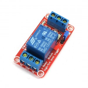 High Low Level Trigger 1Channel Isolated Optocoupler Relay Module 12VDC 10A
