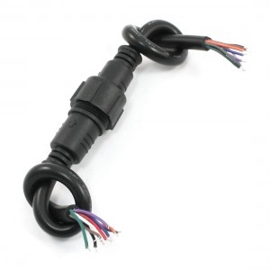 Male Female 8Pin Plug Waterproof Connector Cable for RGB Strips Light