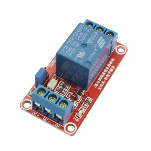 Optocoupler Shielded High Low Level Relay Module DC 5V 1CH Red for TTL ARM AVR