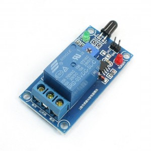 DC 5V Fire Fighting Detecting 1 Channel Flame Sensor Relay Module