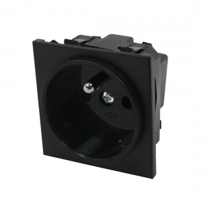 AC 250V 16A Pannel Mount CEE 7/5 Socket Power Adapter Connector