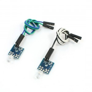 2 Pcs 18.5cm Cord Photosensitive Diode Sensor w Detection Board