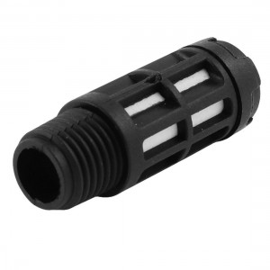13mm 1/4" PT Male Thread Pneumatic Silencer Muffler Noise Absorb Deadener