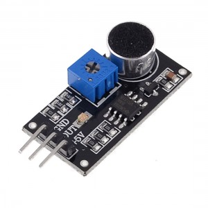 LM393 Sound Voice Detection Sensor Module DC4-6V Black