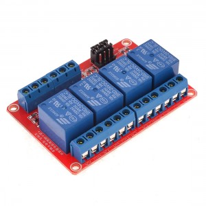 Optocoupler High/Low Level Relay Module 24VDC 4Channel for ARM DSP AVR