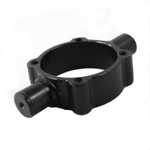 Double Ear Black Metal 70mm Diameter Pneumatic Cylinder Accessory