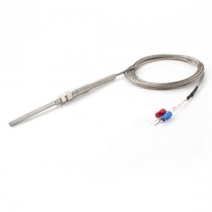 2 Meters Cable Temperature Controller K Type Thermocouple Probe 5 x 53mm