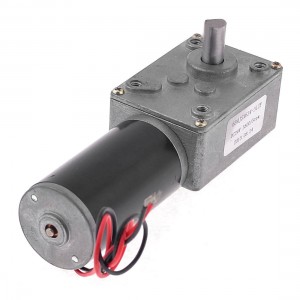 DC 24V 5RPM High Torque Turbine Worm Gearbox Gear Motor