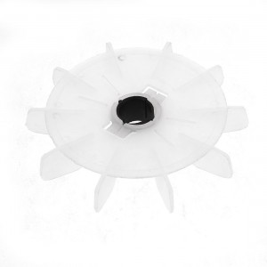Y112 Replacement White Plastic Inner Dia 2.8cm 10 Impeller Motor Fan Blade