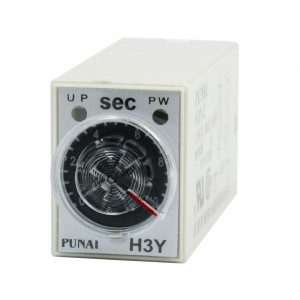 110VAC DPDT 0-10s Seconds Timing Range Timer Relay H3Y-2 8 Terminal