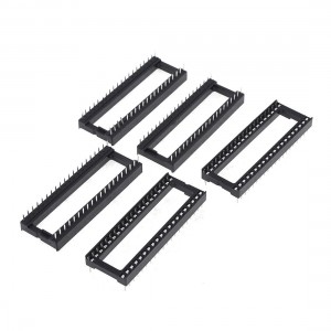 5 Pcs 40 Pins 2.54mm Pitch DIP IC Sockets Solder Type Adaptors