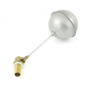 1/2"PT Male Thread Tank Water Level Sensor Float Ball Valve 105mm Dia