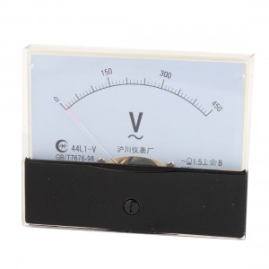 44L1-V AC 0-450V 10cm x 8cm Analog Voltage Panel Meter Voltmeter