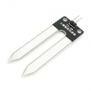 FC-28-A Model Soil Humidity Detection Sensor Black Silver Tone