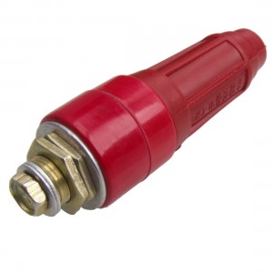 Red Quick Connector Coupling Joint 100-160A for Welding Cable