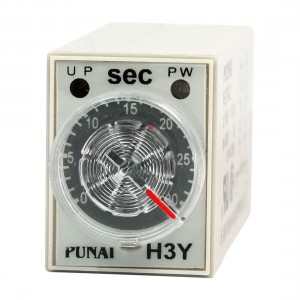 24VDC DPDT Knob Control 30 Second Time Delay Relay H3Y-2 8Pin