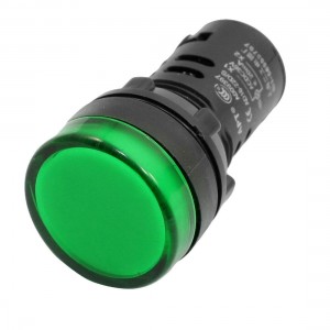 Electrical Circuit Green LED Signal Indicator Light AC DC 36V 20mA