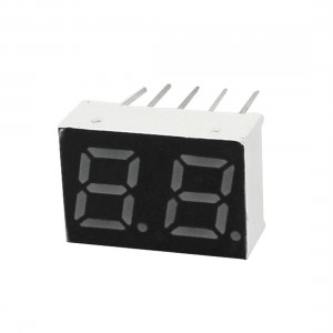 Common Anode DIP 2-Digital Tube Display Red LED 10-Pin 15x10mm