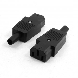 2pcs Replacement C13 Female Socket Rewirable Power Adapter 250VAC 10A